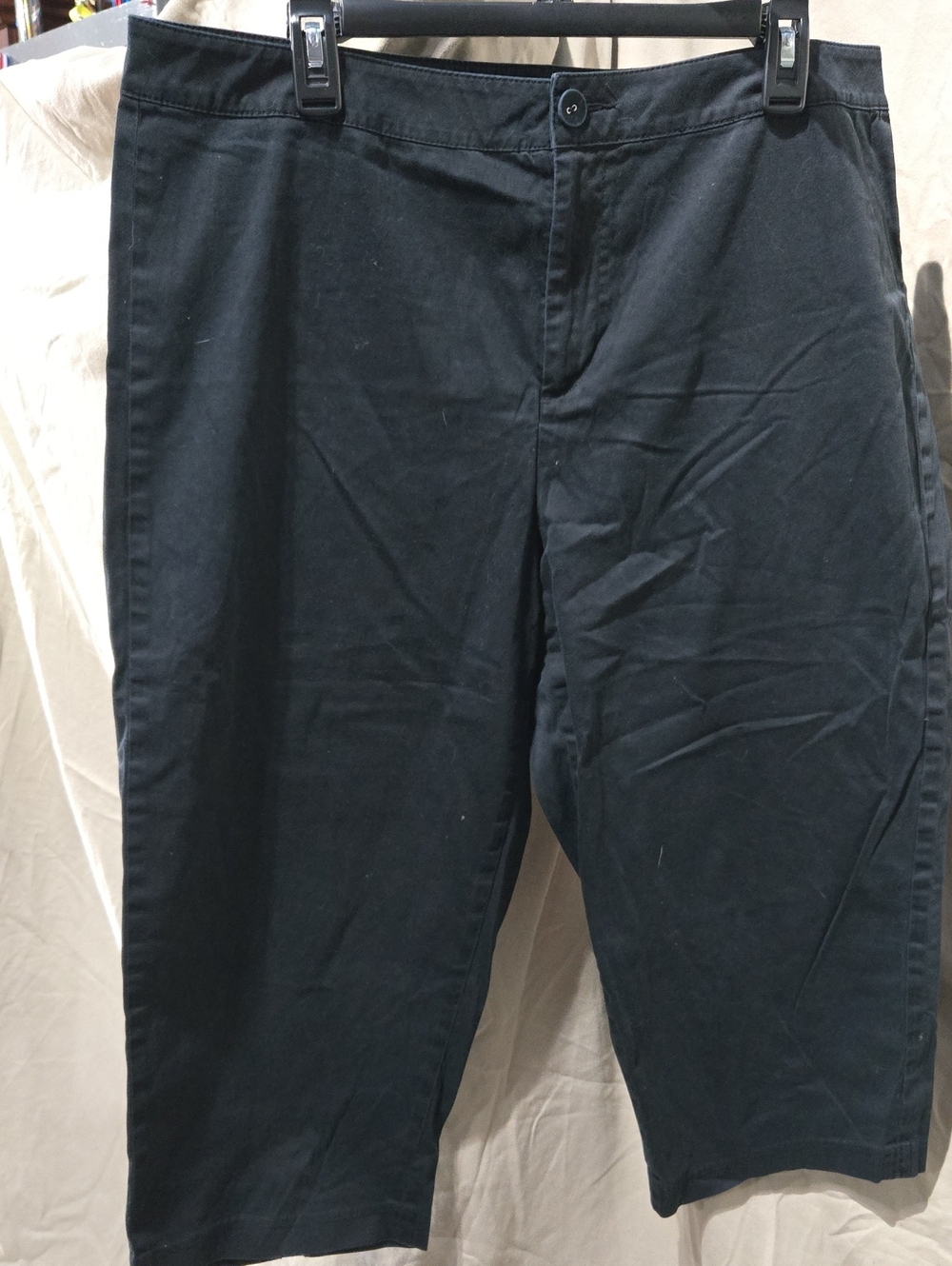 Coldwater Creek Black Capri Pants